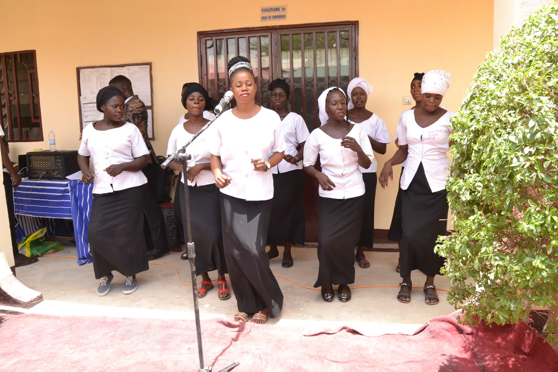 Chorale lors d’une rencontre institutionnelle